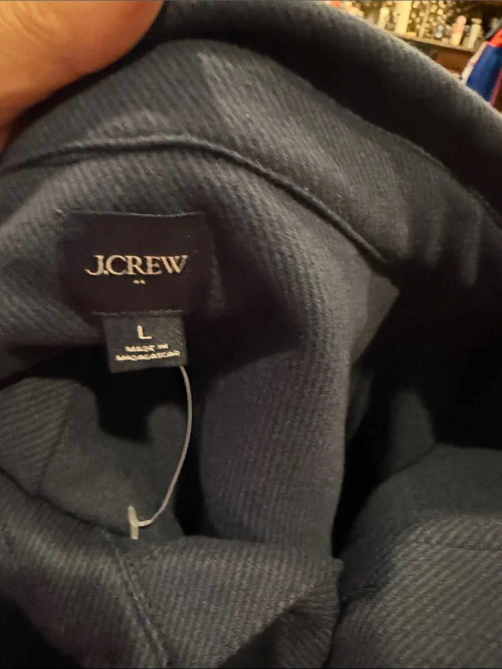 Men's Navy Button-Up Workshirt